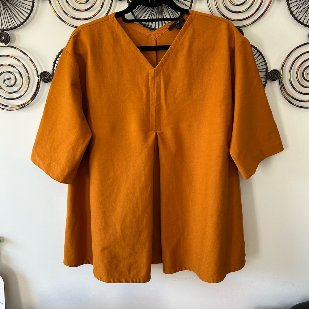 COS Orange Blouse